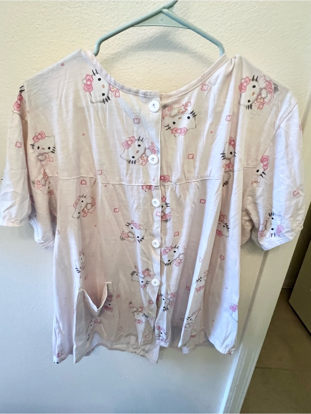 Hello Kitty Light Pink Pajama Set